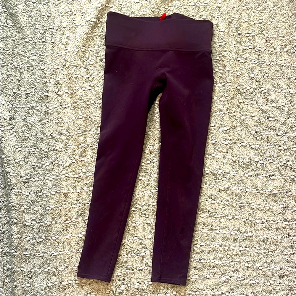 Spanx control top Leggings in Eggplant